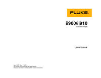 Thumbnail of document Manual - ii910 Precision Acoustic Imager